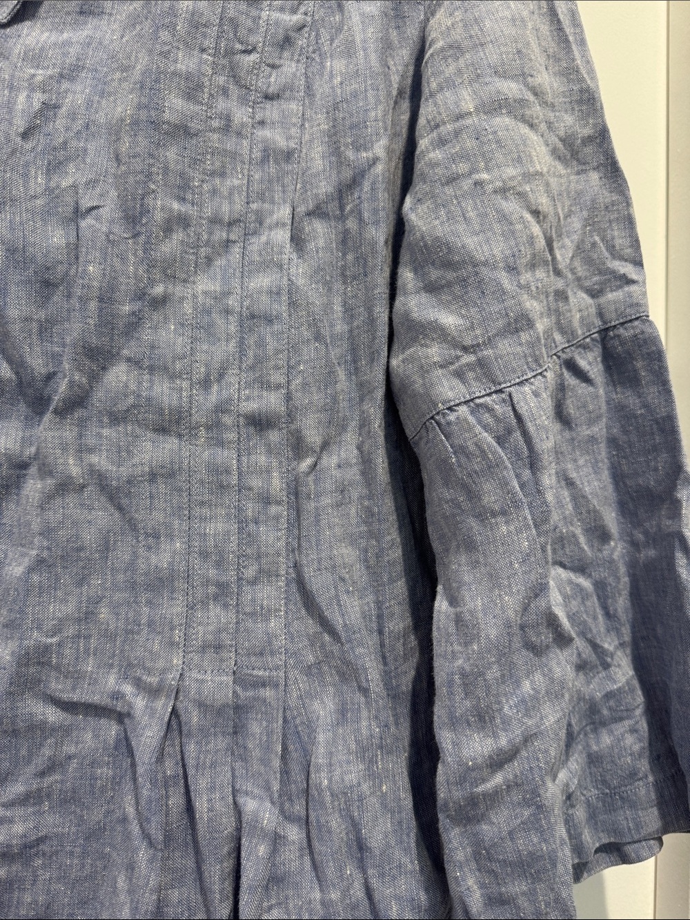 J. Jill Love Linen Light Blue Linen dress - XL - Picture 3 of 7